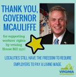 Thank you, Governor McAuliffe