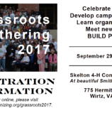 Grassroots Gathering Registration Open!