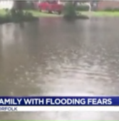 Norfolk family says when it rains, it floods to the point they can’t leave the house