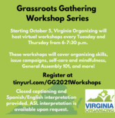 Grassroots Gathering Workshop Series