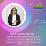 Keynote Speaker Saturday: Narissa Rahaman