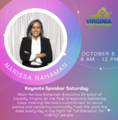 Keynote Speaker Saturday: Narissa Rahaman