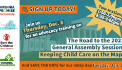 Keeping Child Care on the Map Advocacy Training