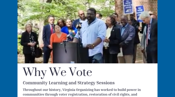 Join us for CLASS in May: Why We Vote