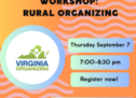 Join us for CLASS: Rural Organizing