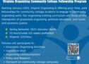 Virginia Organizing Community College Fellowship Program