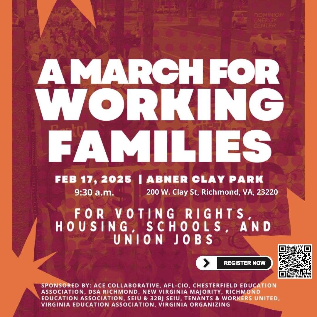 March for Working Families – February 17 in Richmond